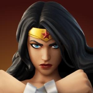 Wonder Woman skin in Fortnite.