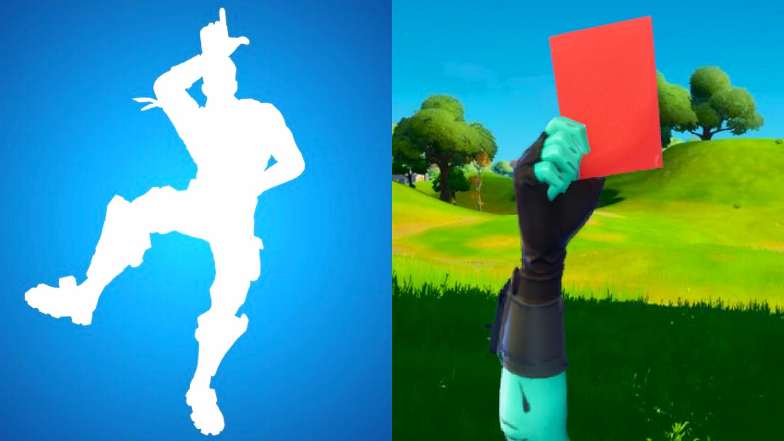 Fortnite Take the L Emote dance used by Soccer player that got him a red card in viral clip.