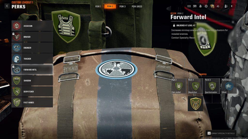 The Forward Intel perk in Call of Duty: Black Ops 6.