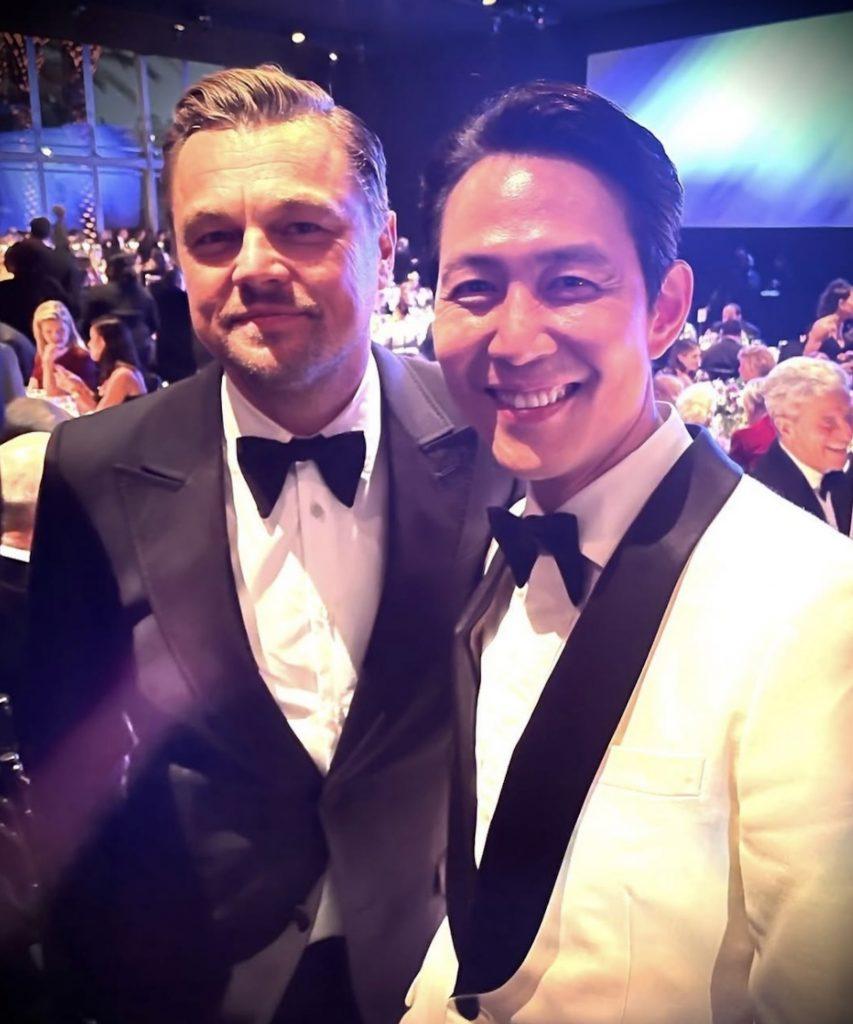 Lee Jung-jae with Leonardo DiCaprio