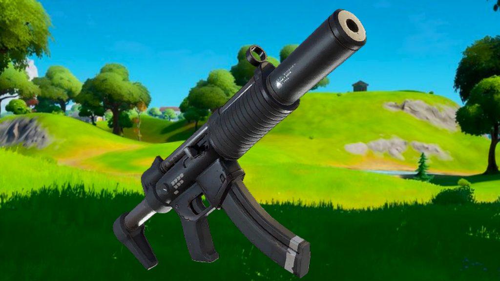 Suppressed Submachine Gun in Fortnite OG.