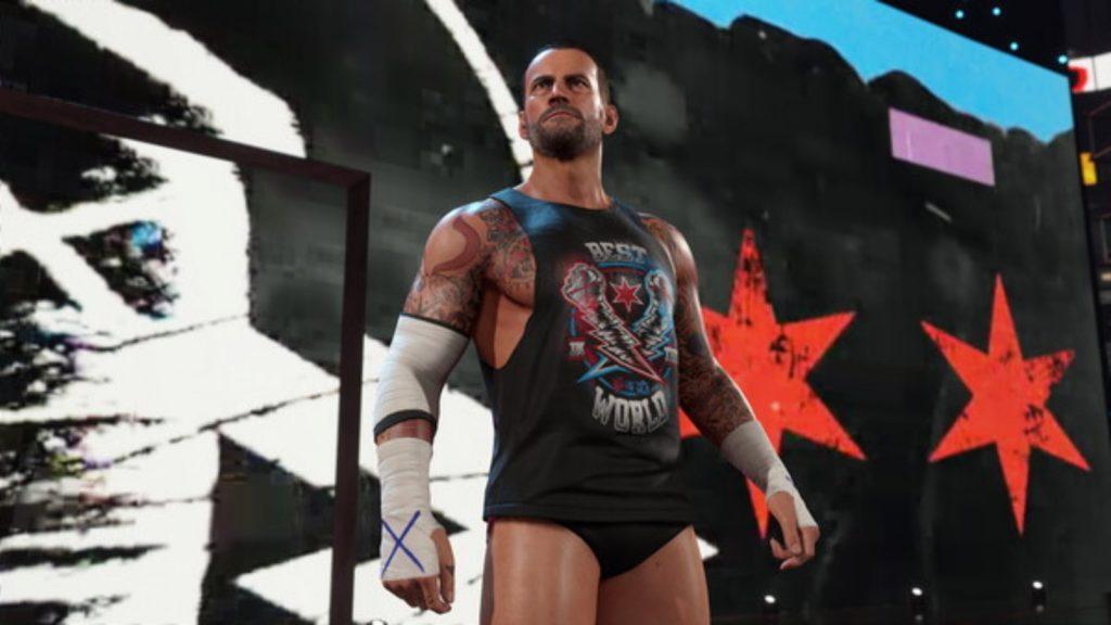 cm punk in wwe 2k25