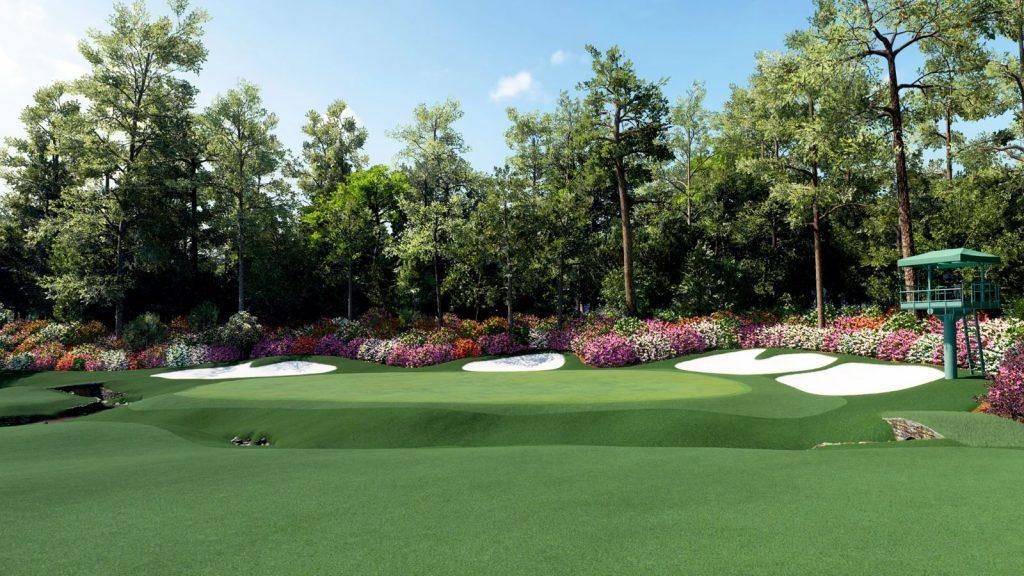 Augusta National golf course hole in EA SPORTS PGA Tour