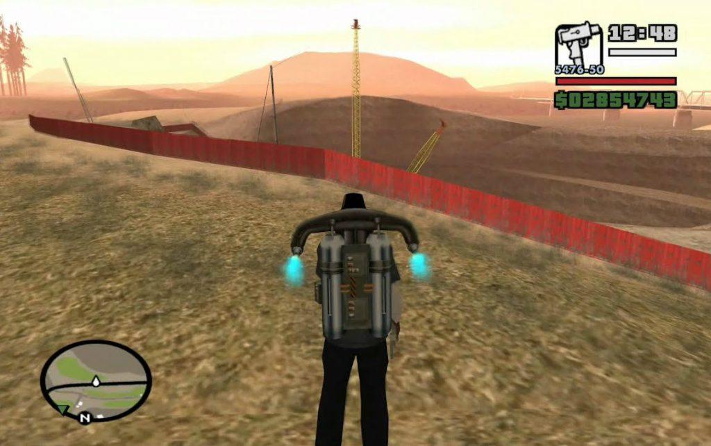 GTA san andreas jetpack